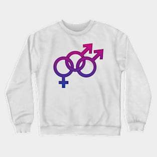 Bisexual Sign Crewneck Sweatshirt